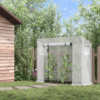 Outsunny greenhouse roll-up door
