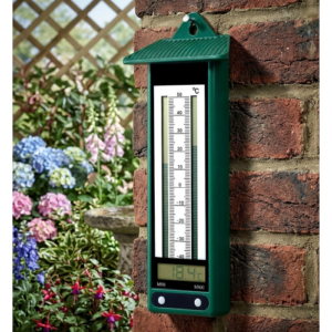LCD Outdoor Thermometer with Min & Max Easy Read Temperature Reader