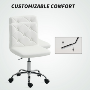 Grey massage office chair with lumbar heat function