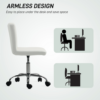 Grey reclining office chair with retractable footrest 2