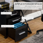 Black Filing Cabinet ukshoppingplace