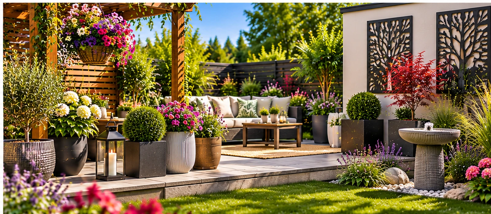 Decorative ornaments and accessories to personalise your garden.